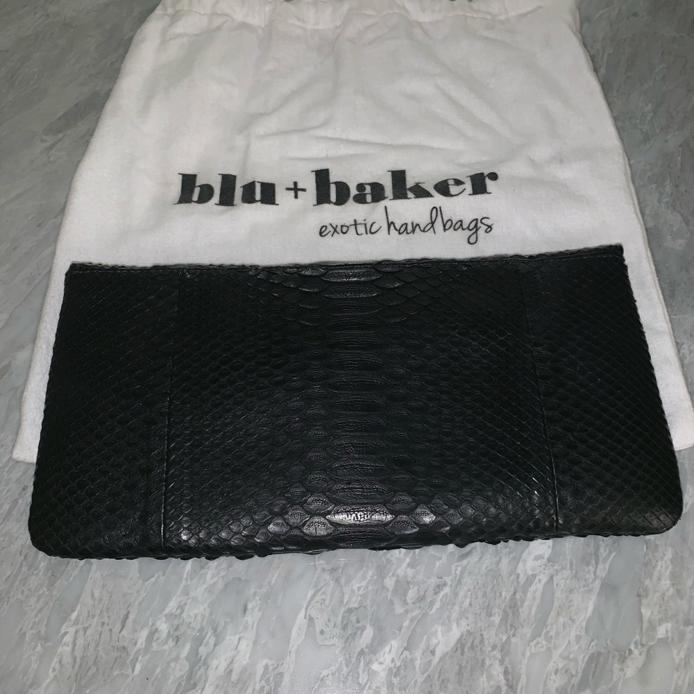 Blu+Baker Python Clutch - image 4